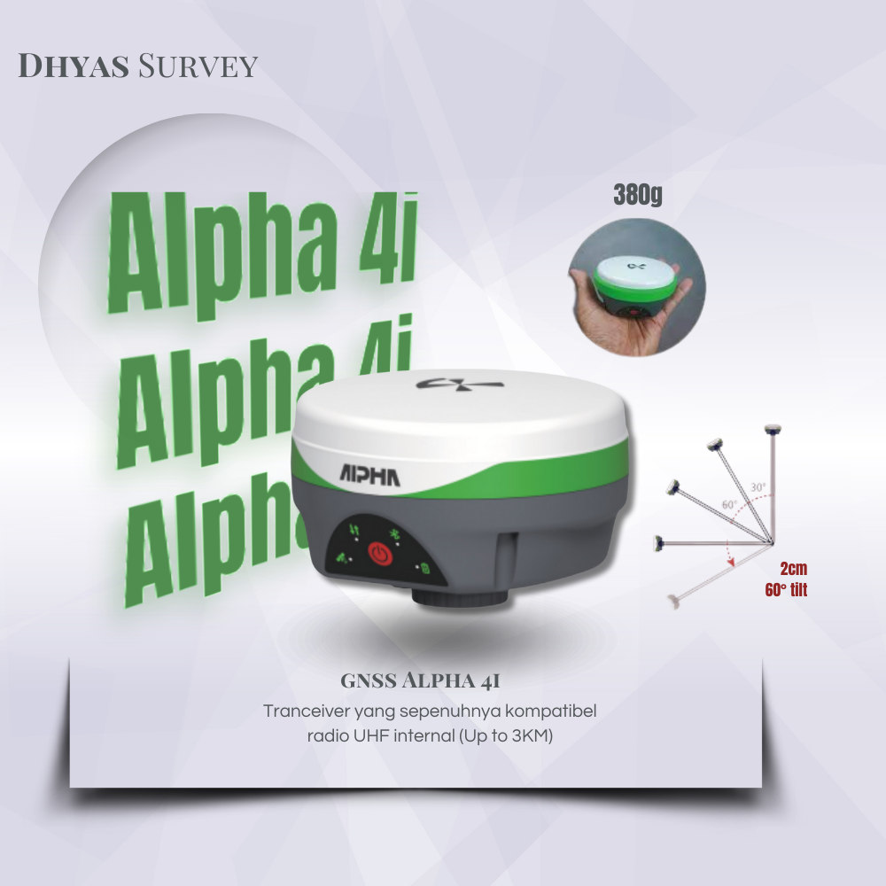 GPS RTK GNSS Alpha 4i GPS Geodetic Alpa 4i fullset