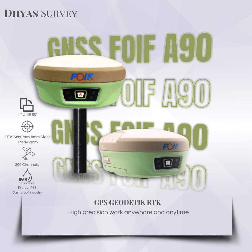 GPS Foif A90 GPS RTK GNSS Foif A90 GPS Geodetik Original