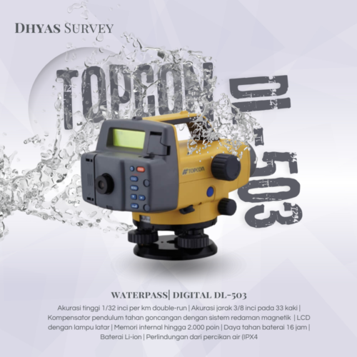 55 Waterpass Digital Topcon DL503 Digital Auto Level Topcon DL-503