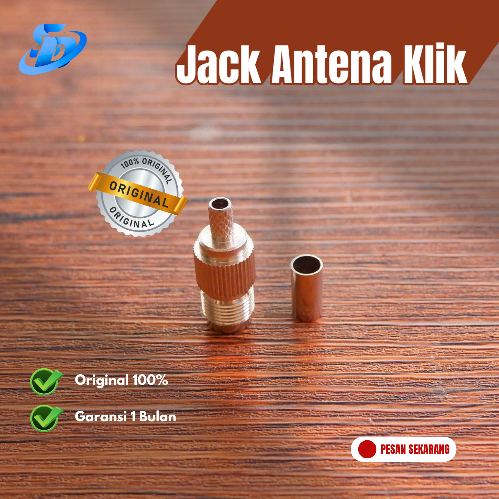 Jack Sambungan Konektor Antena Internal GPS Model Klik BNC