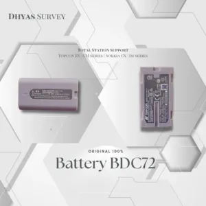 Battery Topcon BDC72 Baterai Topcon GM -52 Sokkia IM-52