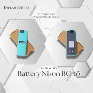 Battery Nikon DTM BC65 Baterai Total Station Nikon DTM NPL