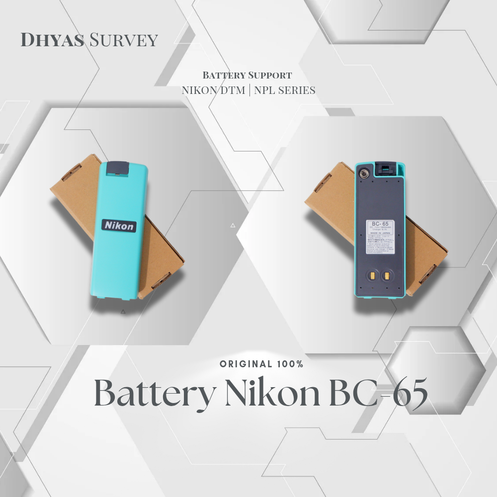Battery Nikon DTM BC65 Baterai Total Station Nikon DTM NPL