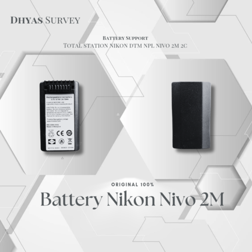 Battery Nikon Nivo 2M 2C Baterai Total Station Nikon Nivo 2M 2C