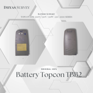 Battery Topcon GTS TBB2 Baterai Total Station OTS 102 GTS 233