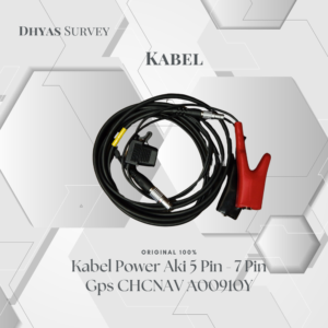 Kabel Power Aki GPS RTK A00910Y 5 pin - 7 pin