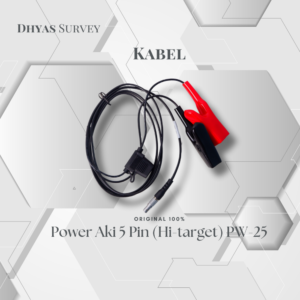 Kabel Power Aki 5 Pin (HI-TARGET) PW-25