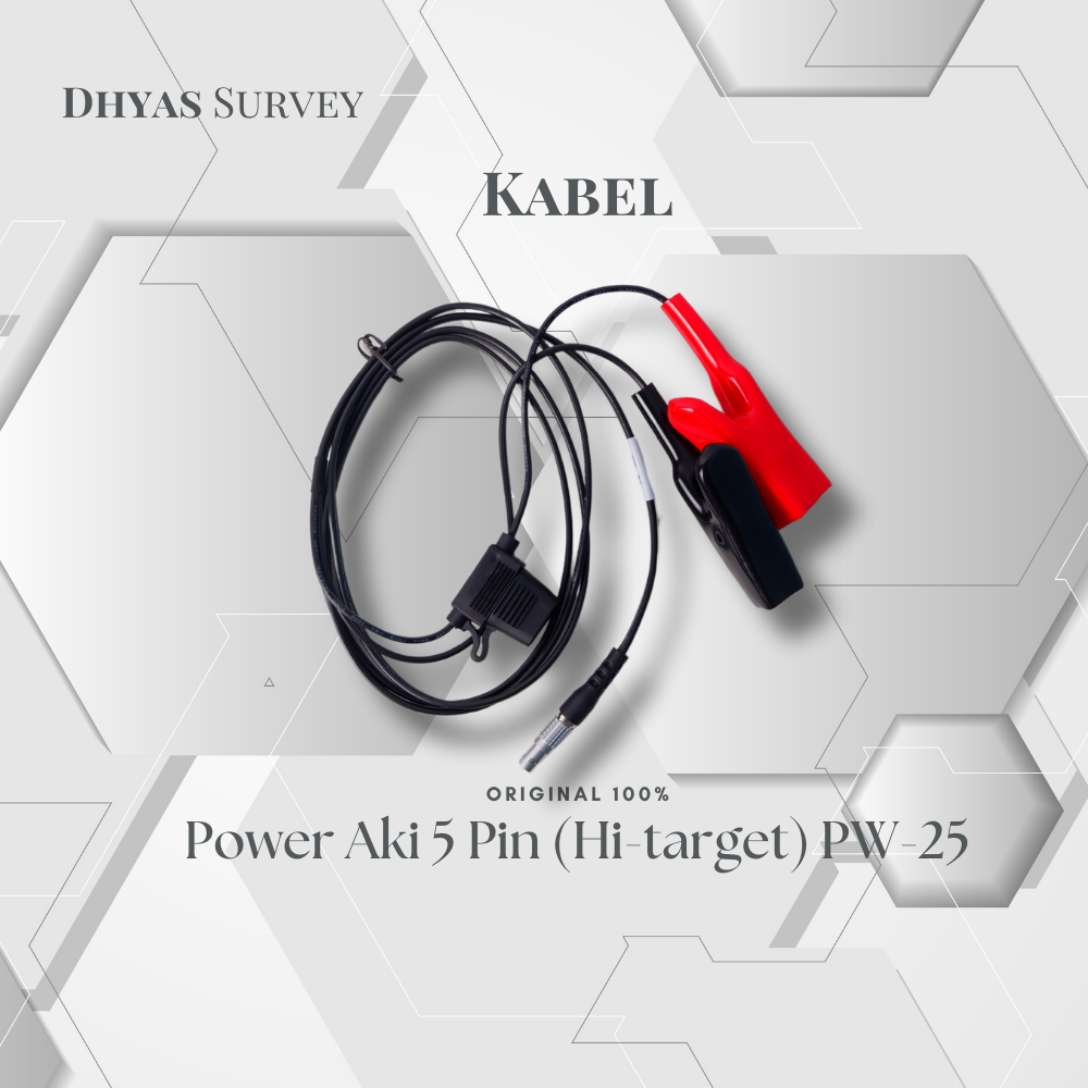 Kabel Power Aki 5 Pin (HI-TARGET) PW-25