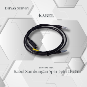 Sambungan Kabel Receiver Eksternal Trimble LE53Y 5 pin 5 pin