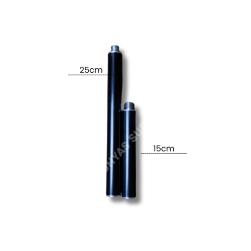 12 Stick Pole Mini 25cm Hitam Extension Pole 25 centimeter universal