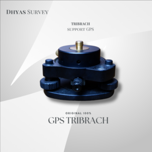 Tribrach Plus Adapter GPS hitam Tribrach GPS Geodetik