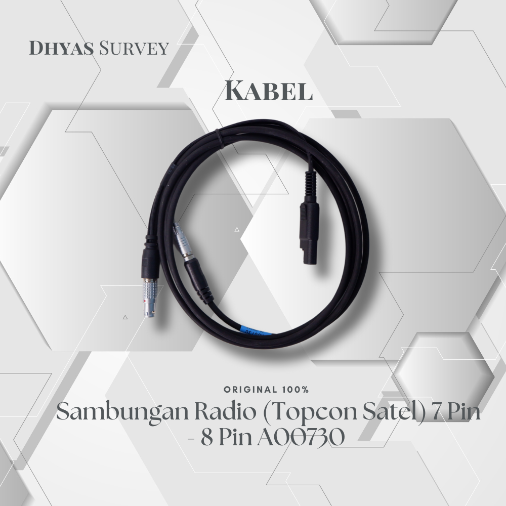 Kabel Sambungan Radio (TOPCON Satel) 7 Pin A00730