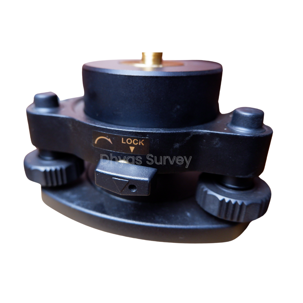 Tribrach Plus Adapter GPS hitam Tribrach GPS Geodetik