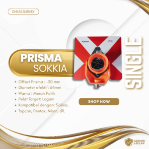 Prisma Single Sokkia MP Prisma AK Sokkia AK17 Merah putih