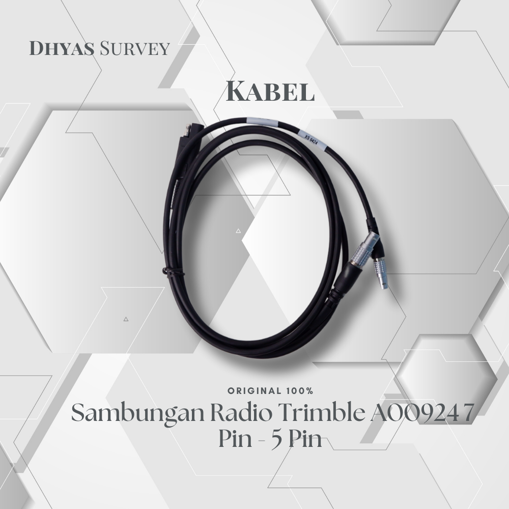 Kabel Sambungan radio Trimble A00924 7pin - 5 Pin