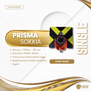 Prisma Single AK Sokkia Prisma Detail Total Station Sokkia IM 52