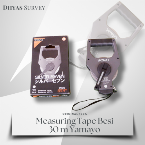 29 Meteran besi silver seven Measuring YAMAYO steel 30m (VR30)