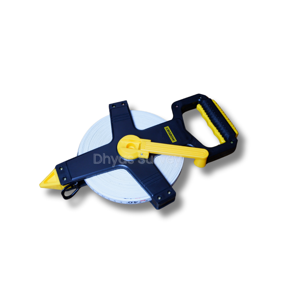 Meteran Fiberglass Krisbow 50m measuring tape fiberglass 50 m