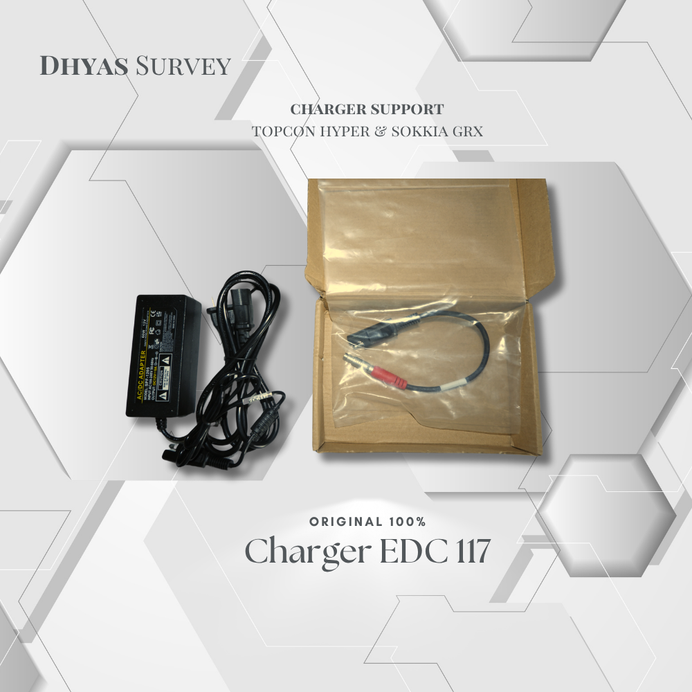 Charger Topcon Hiper EDC117 untuk GPS Topcon HiPerPro Lite L1