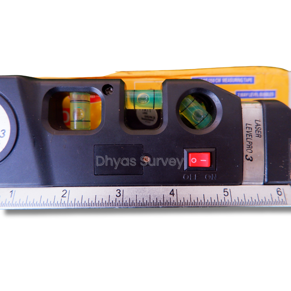 Fixit Laser Level Pro3 Penggaris Laser Tape Aligner Ruler