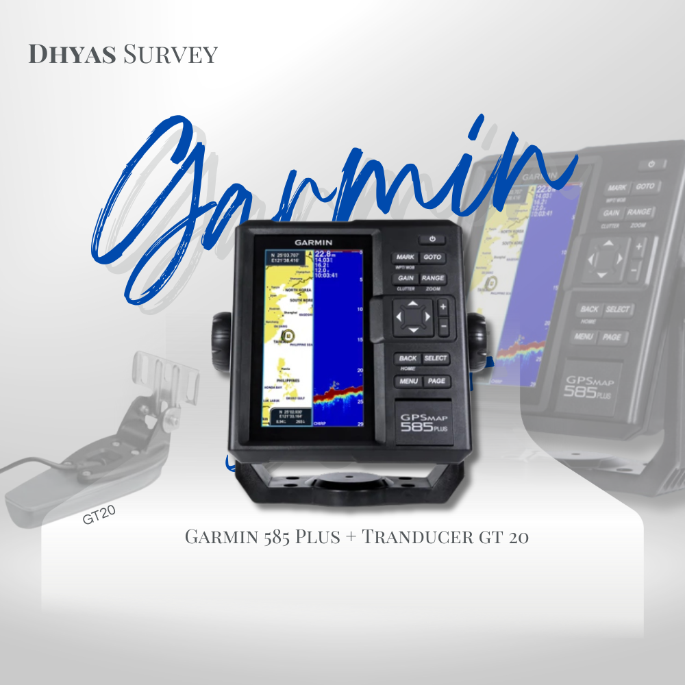 Garmin 585 plus tranducer GT20M TM GPS Fishfinder Fullset