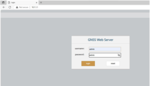 Menu Browser pada IP GPS Satelit S1