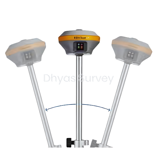 GPS Geodetik HiTarget iRTK5 Receiver GNSS IMU Tilt 60 derajat